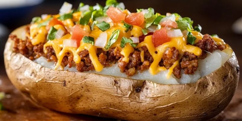 Stuffed baked potato