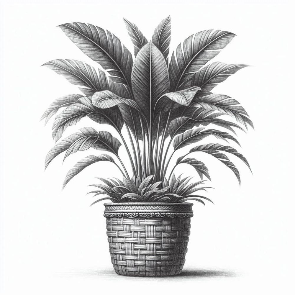 Sketch of a fake palm that was in one of the local shops I was enjoying a bit of downtime in, done in pencil on butcher paper.
(Yeah, the locals know my habit of drawing absently.)
© B. Pickett - 2025