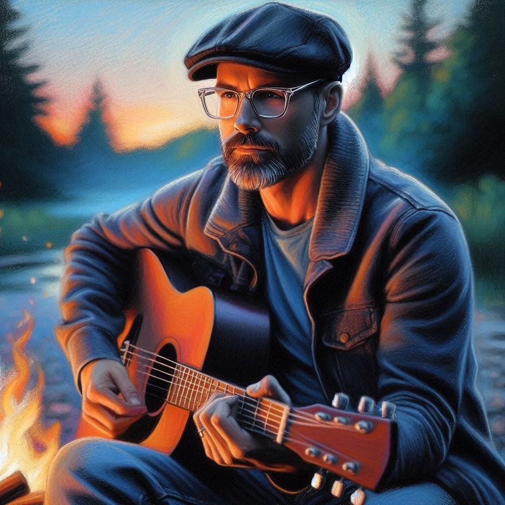 Gentle On My Mind
watercolor marker, oil pastel and colored pencil on layout bond, finished in Adobe Studio
© B. Pickett, 2025