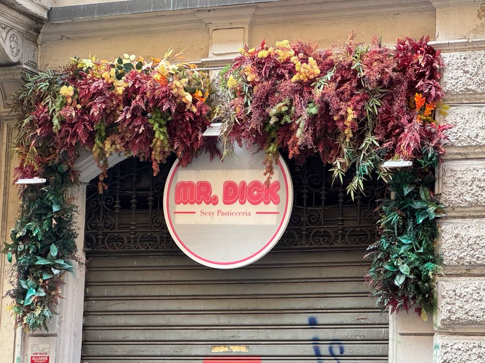 Shop sign: 
Mr Dick 
