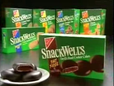 the lineup of SnackWell's sweets