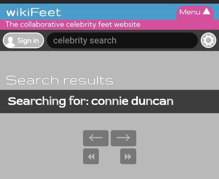wikiFeet search for "Connie Duncan" (the mom from Zits)

no results