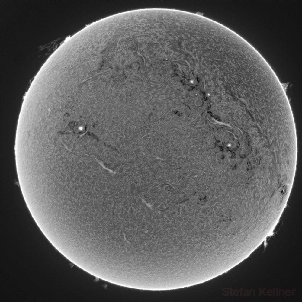 The Sun in HA, Mono, 20240908