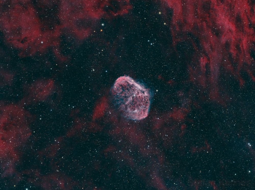 The Crescent Nebula NGC 6888 HOO