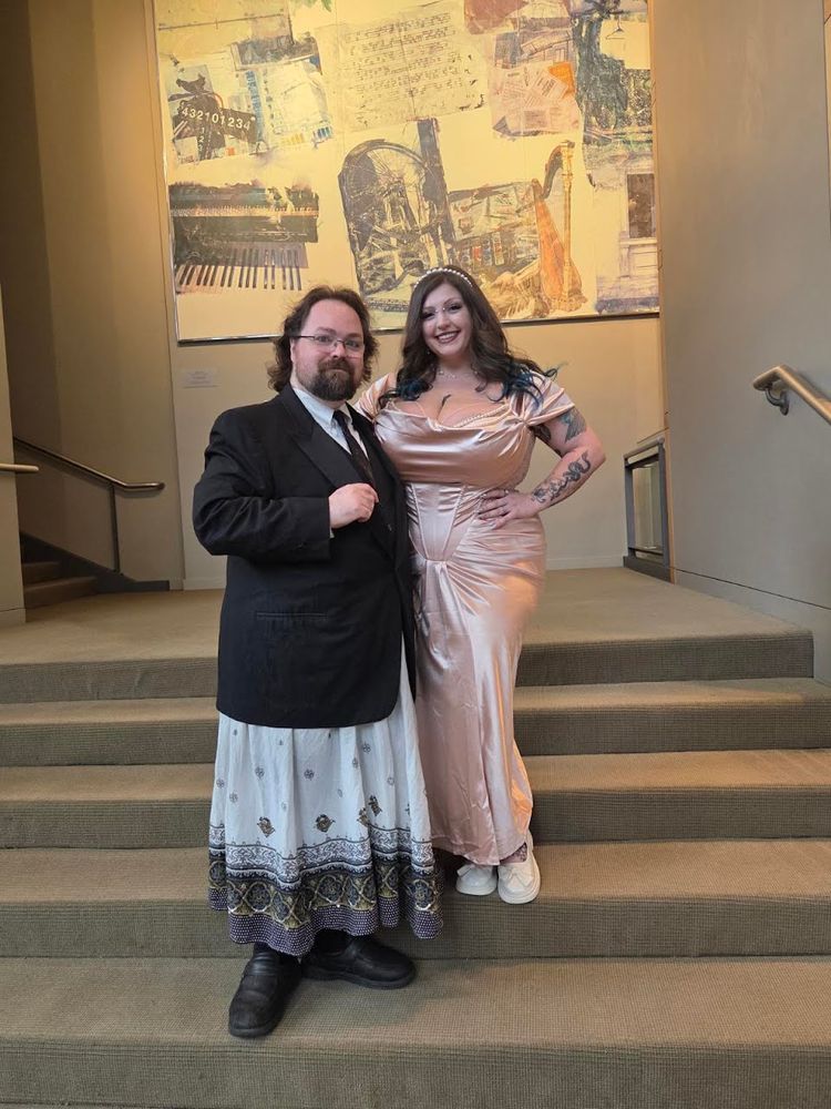 We dressed up fancy for our first time at the symphony
