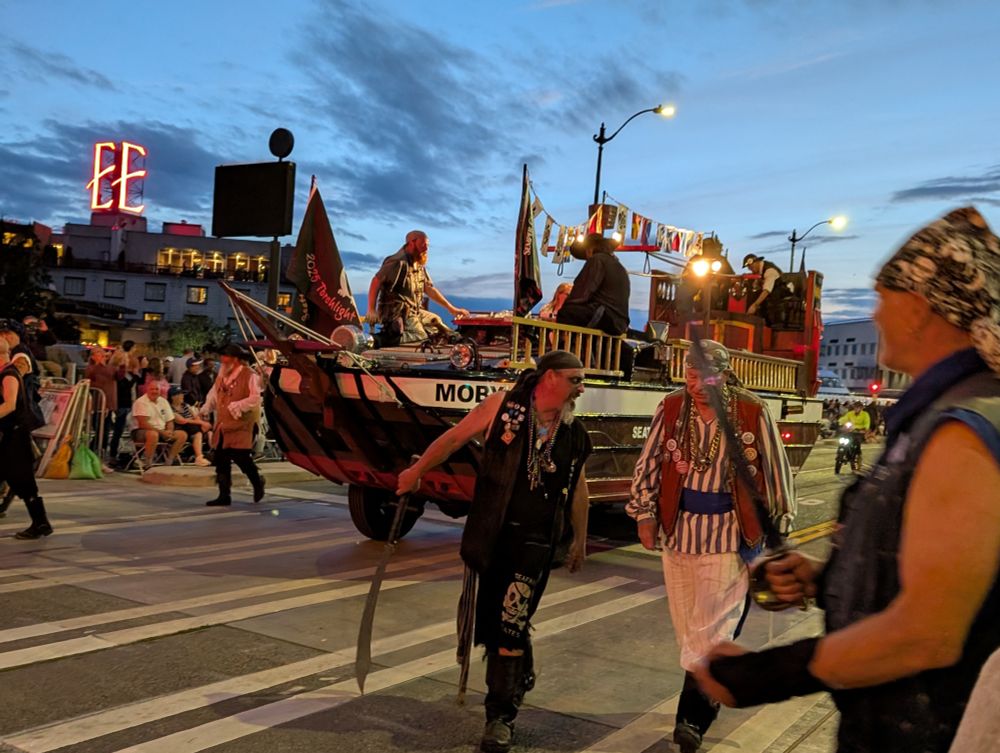 The Seafair Pirate ship