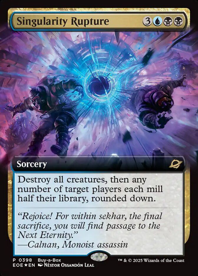 Singularity Rupture card