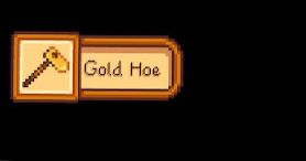 stardew valley "gold hoe" symbol 