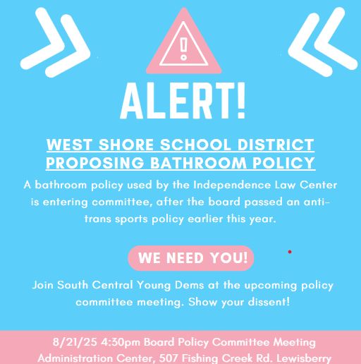 West Shore School District is proposing a bathroom policy!