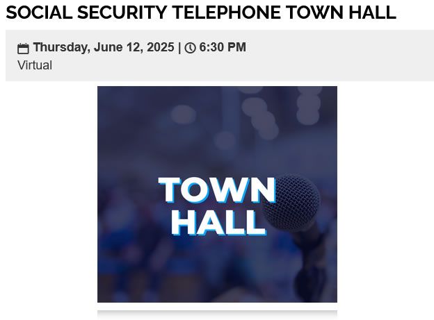 On Thursday, June 12 at 6:30 pm, I am joining former Social Security Administrator Martin O'Malley, and Reps. Madeleine Dean (PA-04) and Chrissy Houlahan (PA-06) for a conversation focused on how social security may be impacted by the Trump administration and Republicans in Congress. 

Dial 855-274-3980 on Thursday, June 12 at 6:30 pm to join the conversation!

*RSVP here or contact the Chester office at (610) 626-2020.