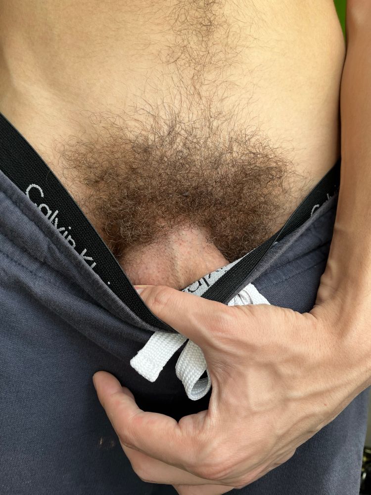 Close-up of my hairy bush