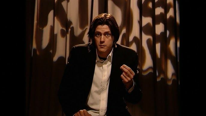 a screenshot from the "It's illegal to say" skit from the whitest kids u know.