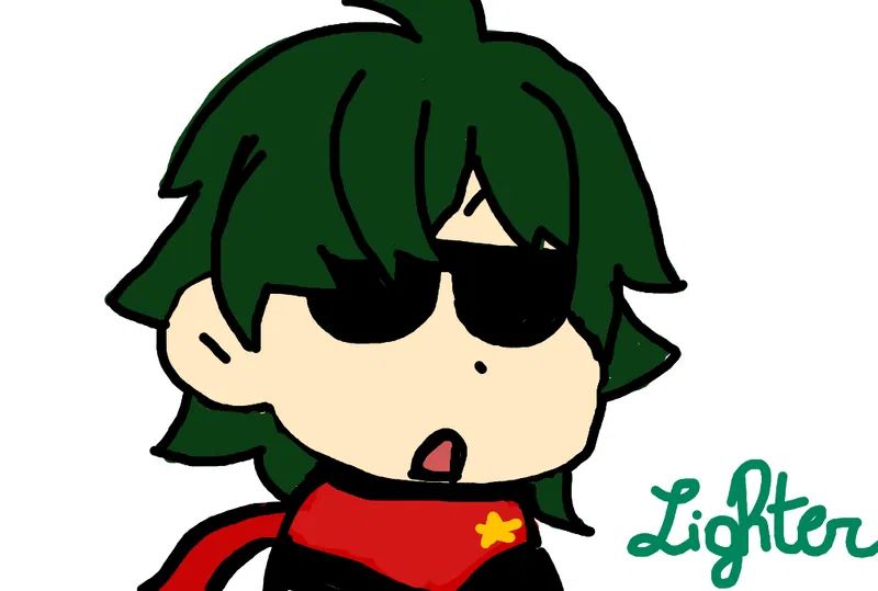 doodle of lighter from zzz :)