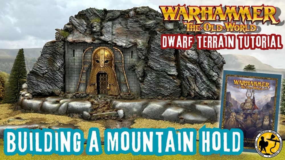 Warhammer: The Old World | Dwarfen Mountain Holds | Dwarf Terrain Tutorial