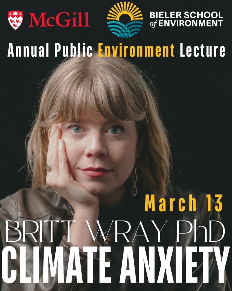 Britt Wray poses for a headshot. She will be the speaker at the Bieler School of Environment's Annual Public Environment Lecture, March 13.