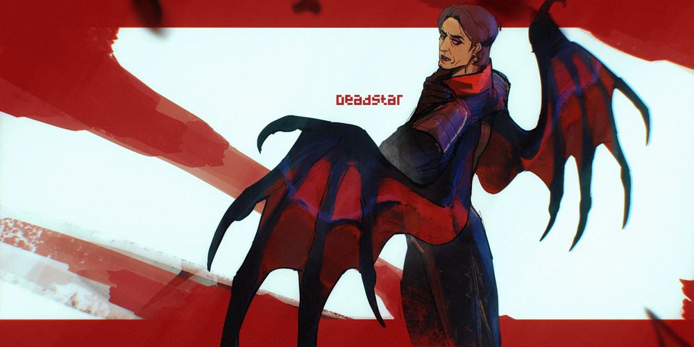 warhammer 40k rogue trader fanart heinrix van calox vampire au demonic wings