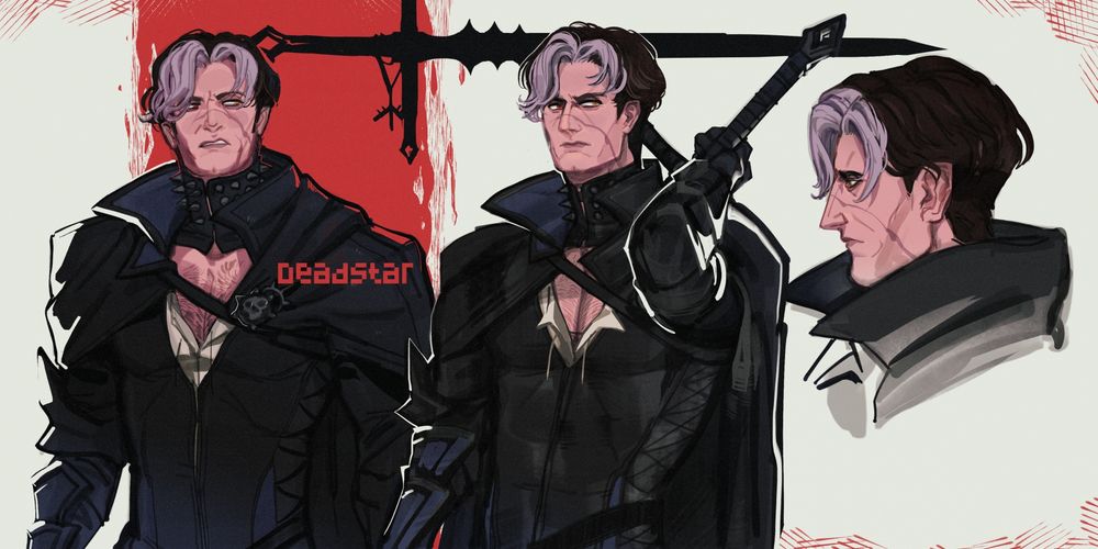 nhera dhampir OC einrich nostrava art reference by deadstar