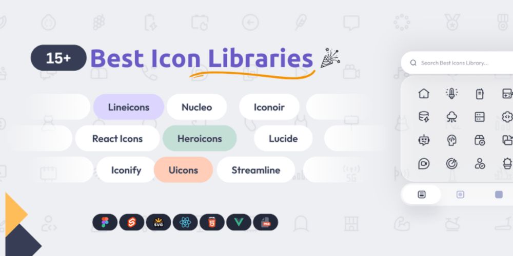 15+ Best Icon Libraries of 2024