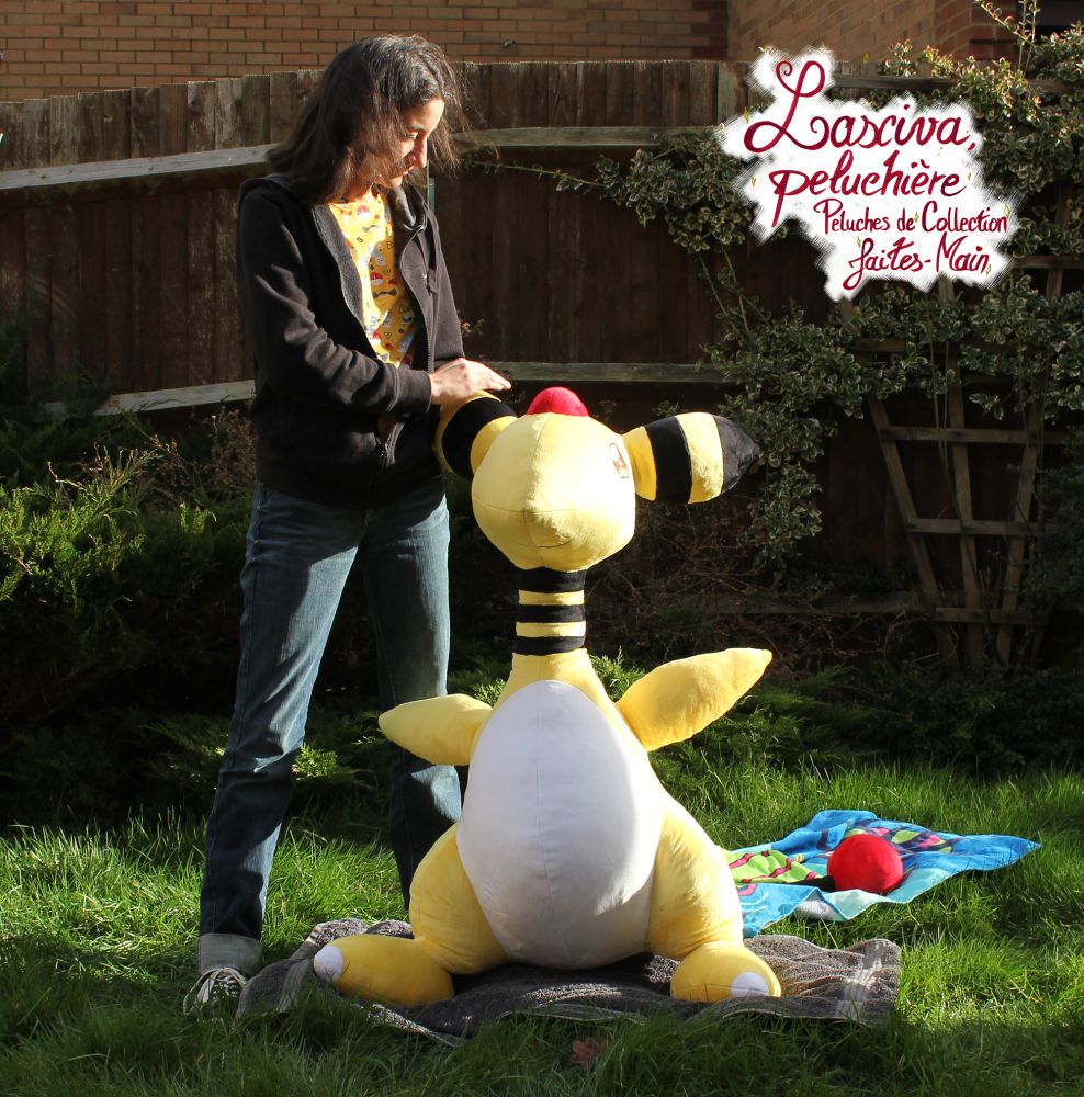 Pokemon ampharos plush 2025