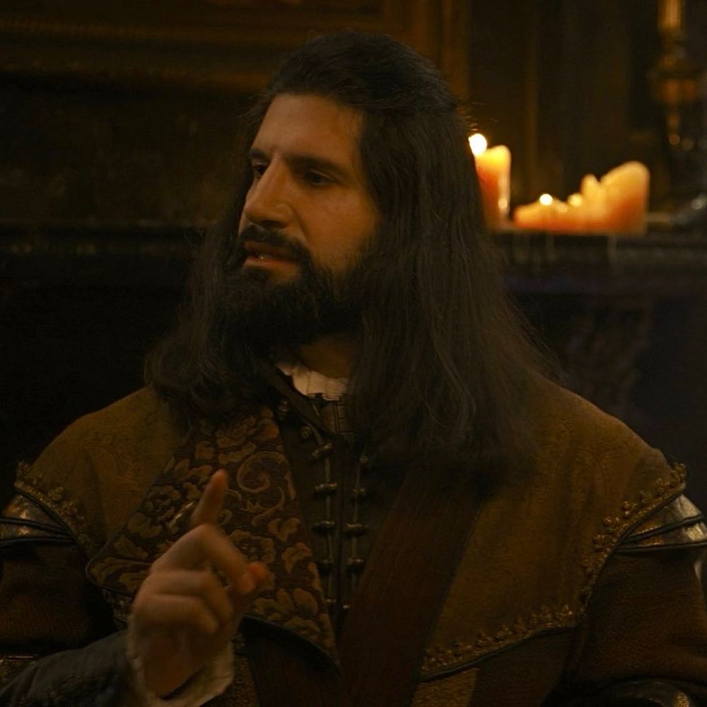 screenshot of nandor the relentless from what we do in the shadows