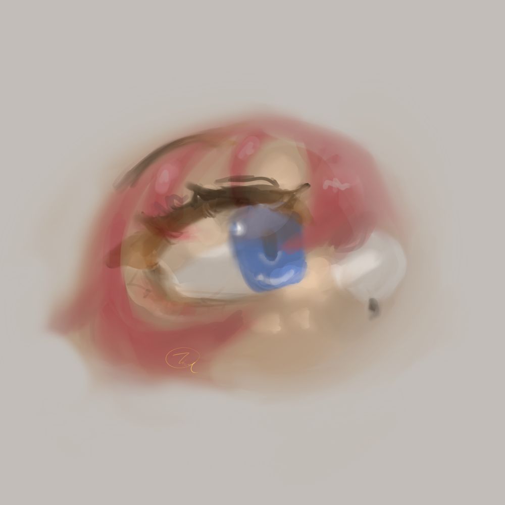 I was bored then I drew this🙃