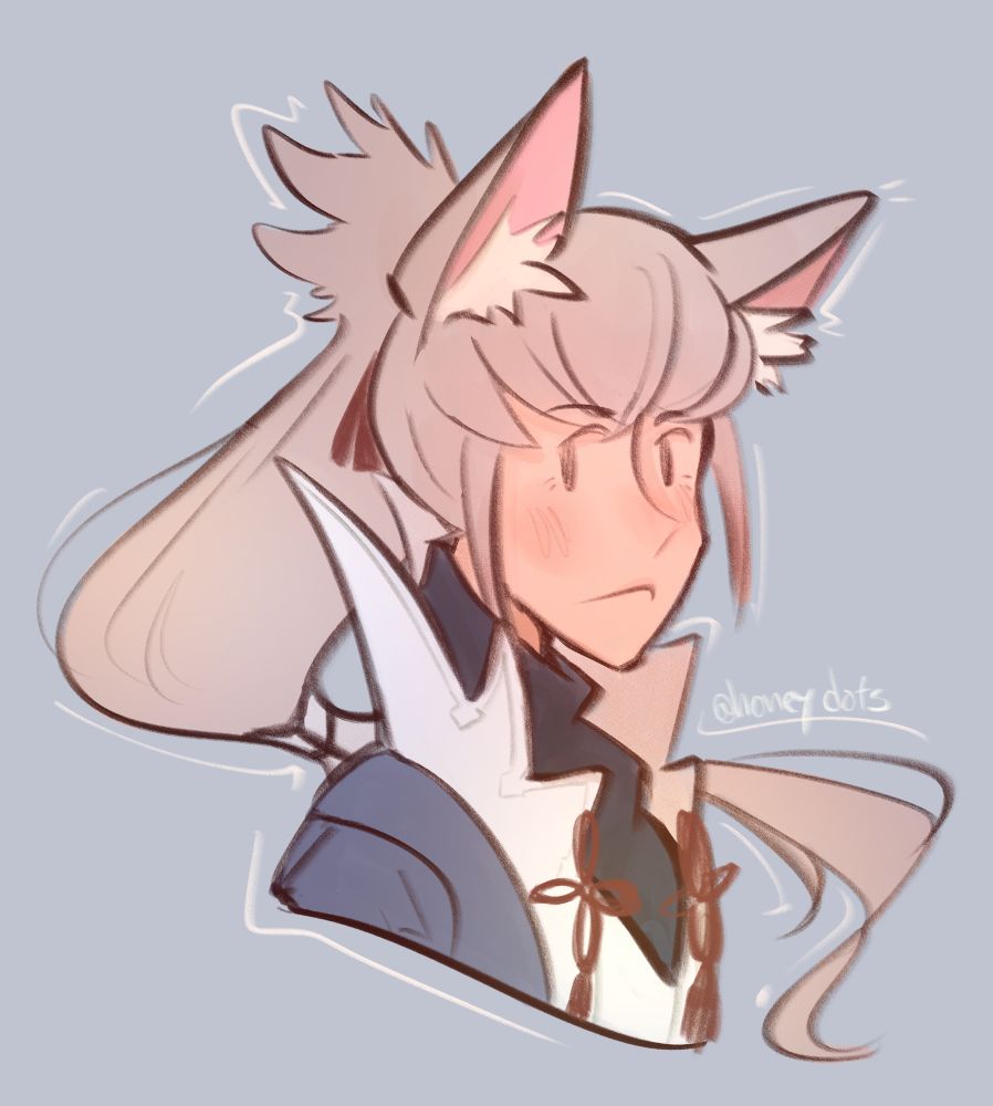 takumi from fire emblem fates bust with fix ears 