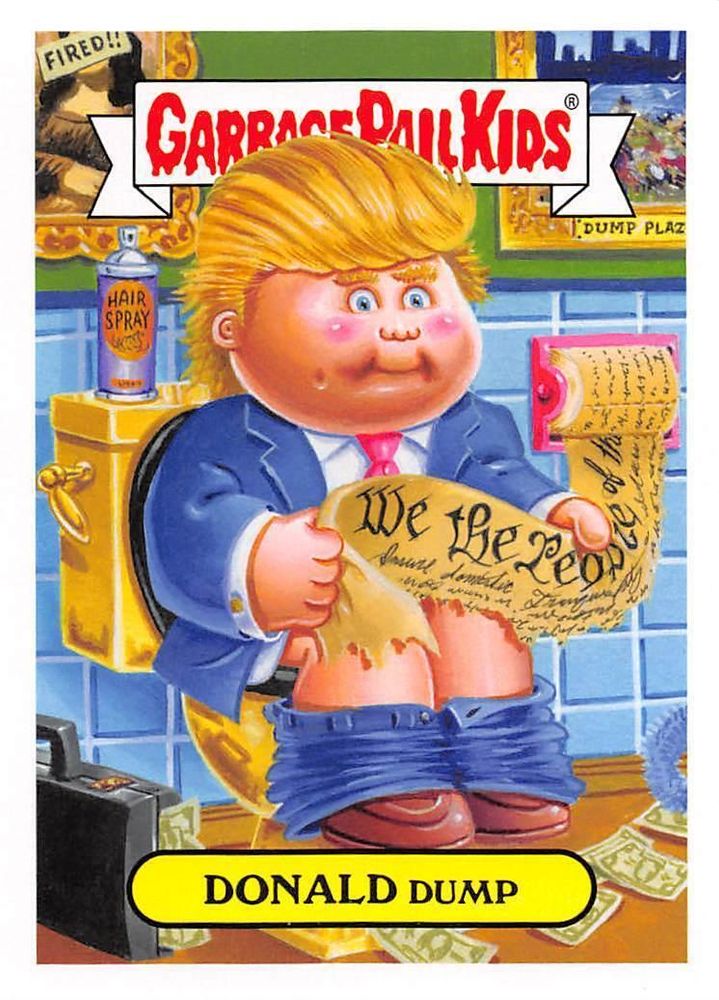 2016 Garbage Pail Kids Series 1 #3a - DONALD Dump