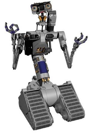 The robot Johnny 5 from the motion picture Short Circuit.
