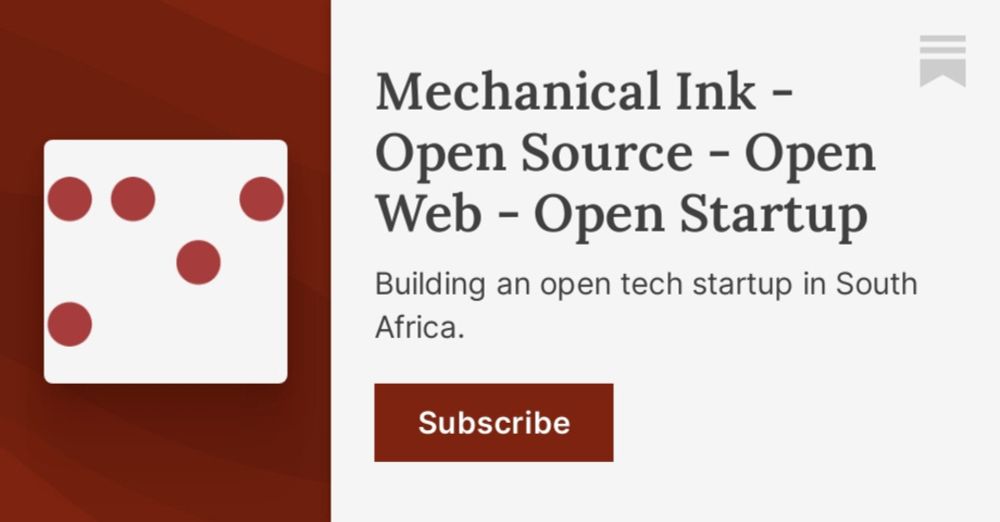 The Mycelium Network Podcast | Mechanical Ink - Open Source - Open Web - Open Startup | Schalk Neethling | Substack