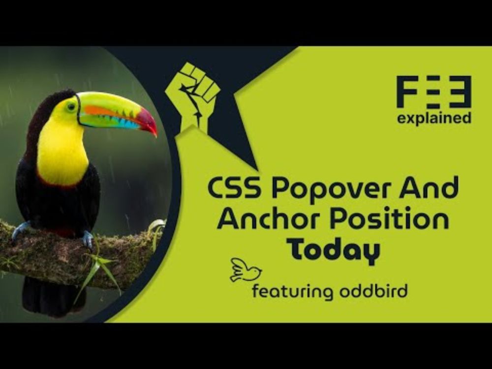 Popover and CSS Anchor Positioning Today - Std \w Polyfill - Frontend Engineering Explained #webdev