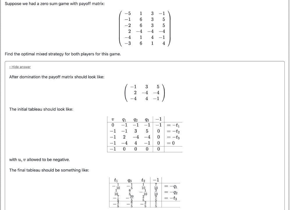 Draft of Game Theory CheckIt problem