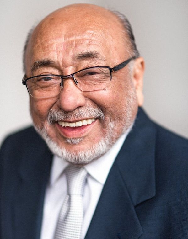 Musician, pianist, percussionist, composer and producer Eddie Palmieri. 
