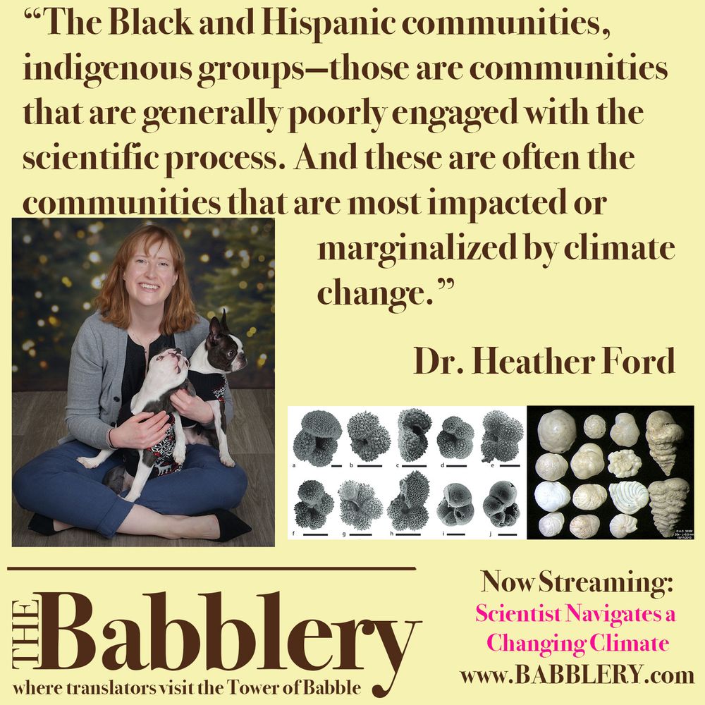 The Black and Hispanic communities, indigenous groups—those are communities that are generally poorly engaged with the scientific process. And these are often the communities that are most impacted or marginalized by climate change.