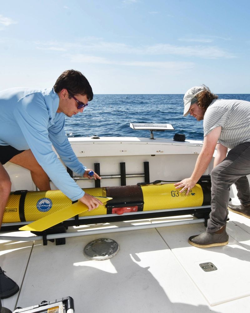 Scientists from the UGA Skidaway Institute of Oceanography deploying an underwater glider equipped with Sea-Bird Scientific sensors.

This glider is part of a larger network of autonomous underwater robots spanning the U.S. and the Caribbean, all working together to improve hurricane prediction models by collecting critical ocean temperature data.