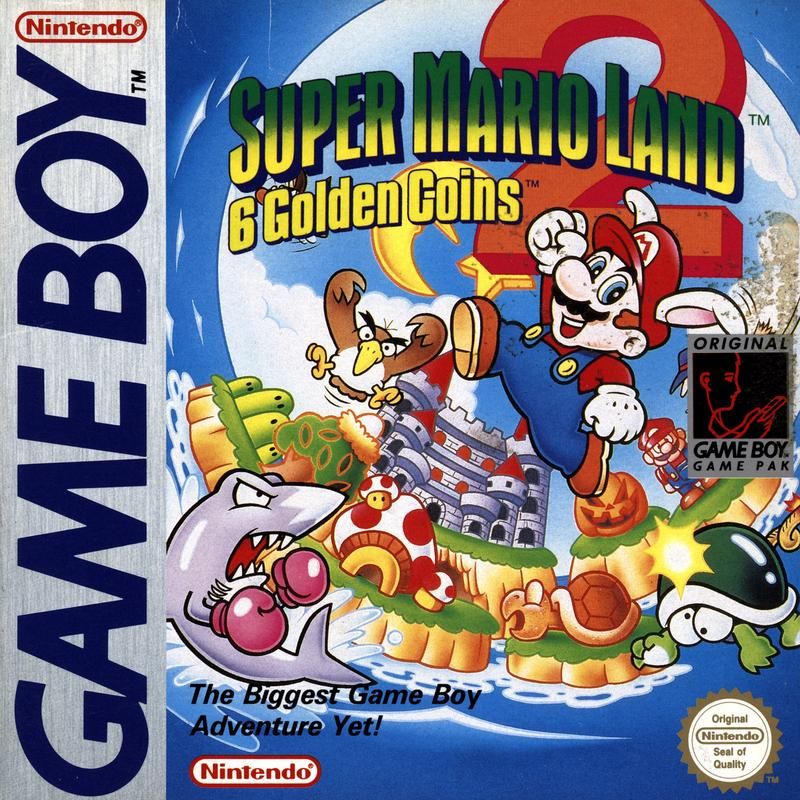 European Cover
'Super Mario Land 2: 6 Gold Coins'
Game Boy