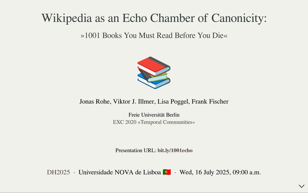 First slide of our presentation showing the title, authors and their affiliation.
