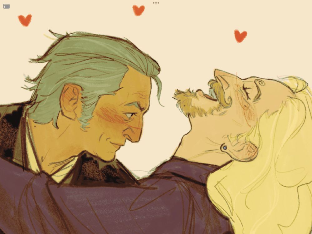 A close of Zoro smiling at Sanji.