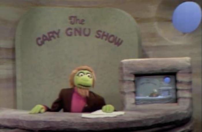 The Gary Gnu Show set from the Great Space Coaster