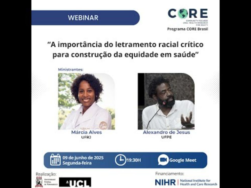 Brazil Webinar 1 - The Importance of Critical Racial Literacy in Advancing Health Equity