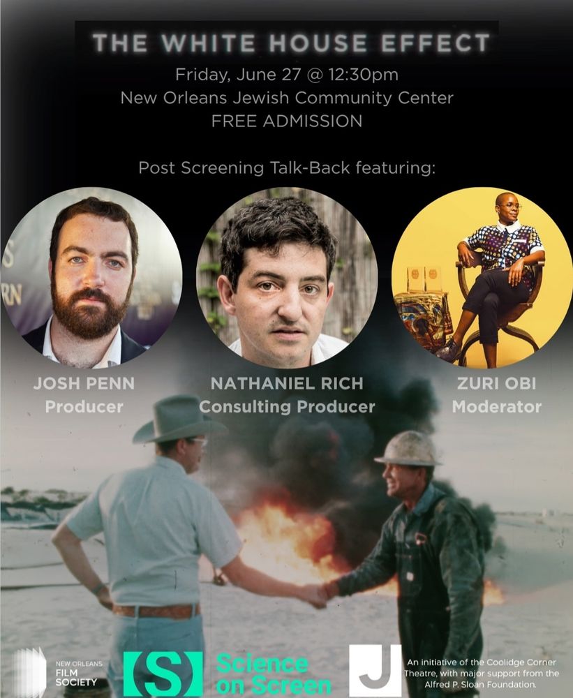 Friday, June 27th @ 12:30pm
New Orleans Jewish Community Center
Free and open to all – RSVP today
Following the screening will be a conversation with Oscar-nominated Producer Josh Penn, Consulting Producer Nathaniel Rich, moderated by NOFS Programmer Zuri Obi
