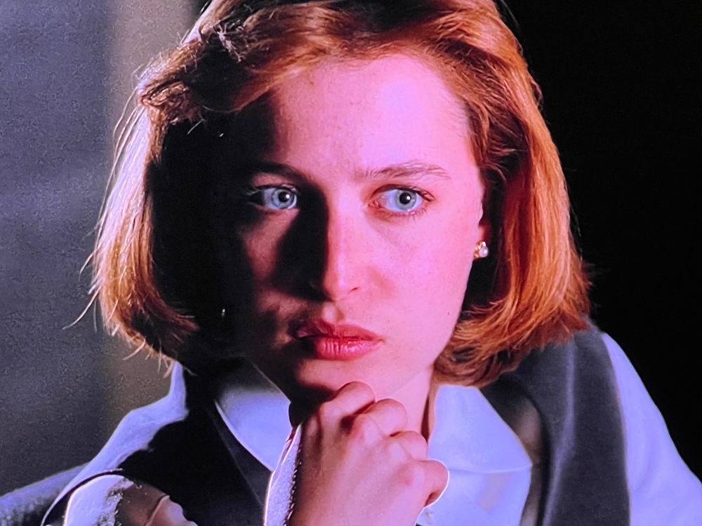 Gillian Anderson as Dana Scully in the X-Files.