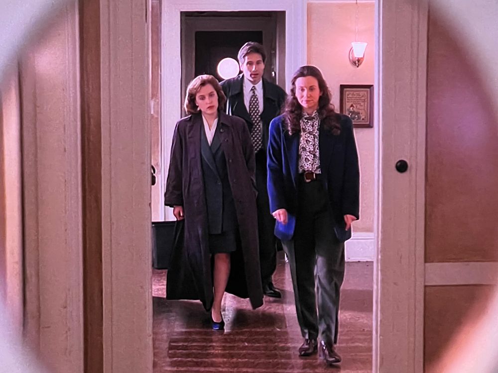 Screenshot from an episode of the X-Files.