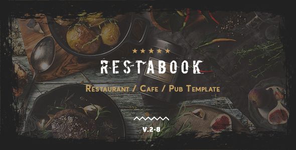 Restabook – Restaurant / Cafe / Pub Template