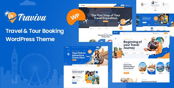 Travivu – Travel  Tour Booking WordPress Theme