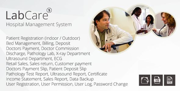 LabCare – Hospital Management System (Billing, Pathology, Ultrasound, ECG, Retail)