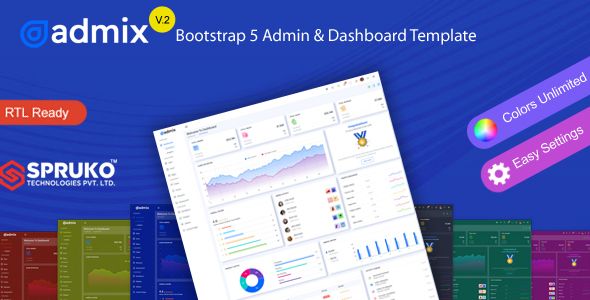 Admix – HTML Admin Dashboard Template