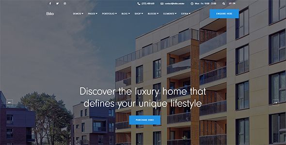 30 адаптивных тем WordPress по недвижимости для агентств, риэлторов, списков недвижимости и каталогов