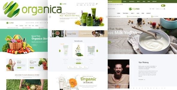 Organica – Organic, Beauty, Natural Cosmetics, Food, Farn and Eco Magento Theme