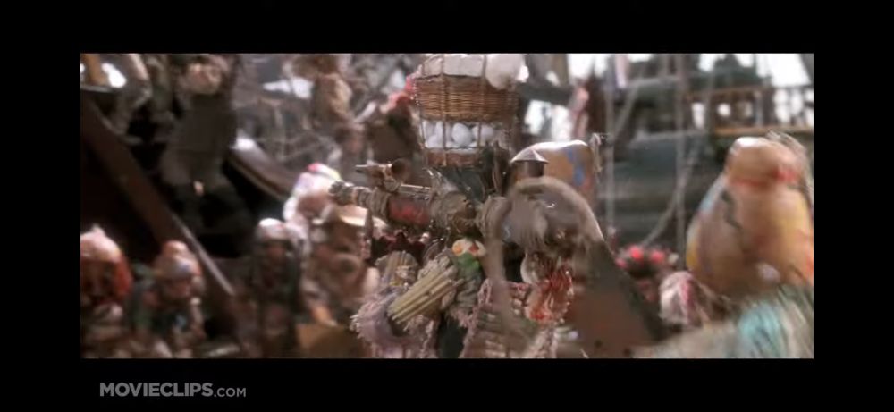 The egg cannon from hook