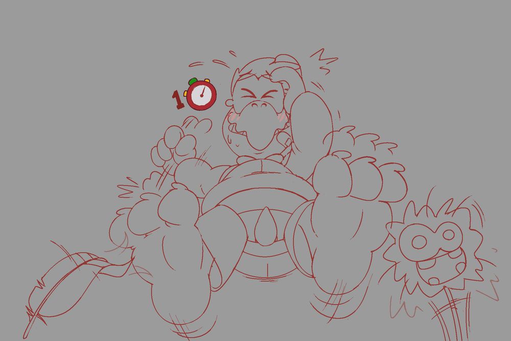 WIP of flipped/immobilized Koops getting his feet tickled while stuck on his back 